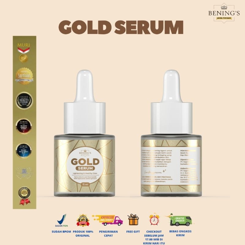 BENING'S SKINCARE SERUM GOLD