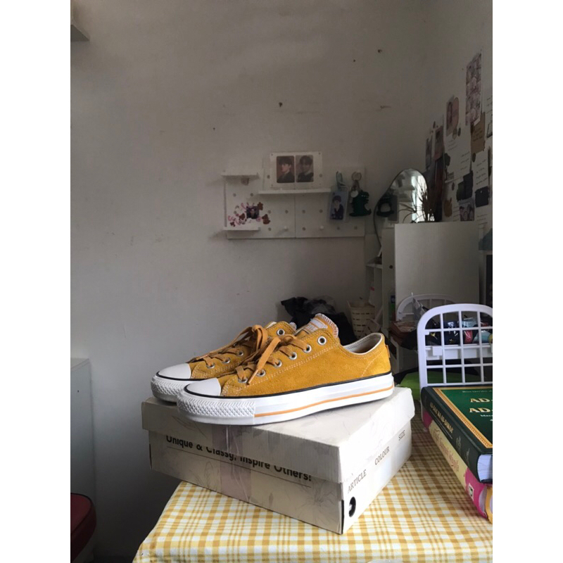 CONVERSE CONS CTAS PRO SUNFLOWER OX SUEDE