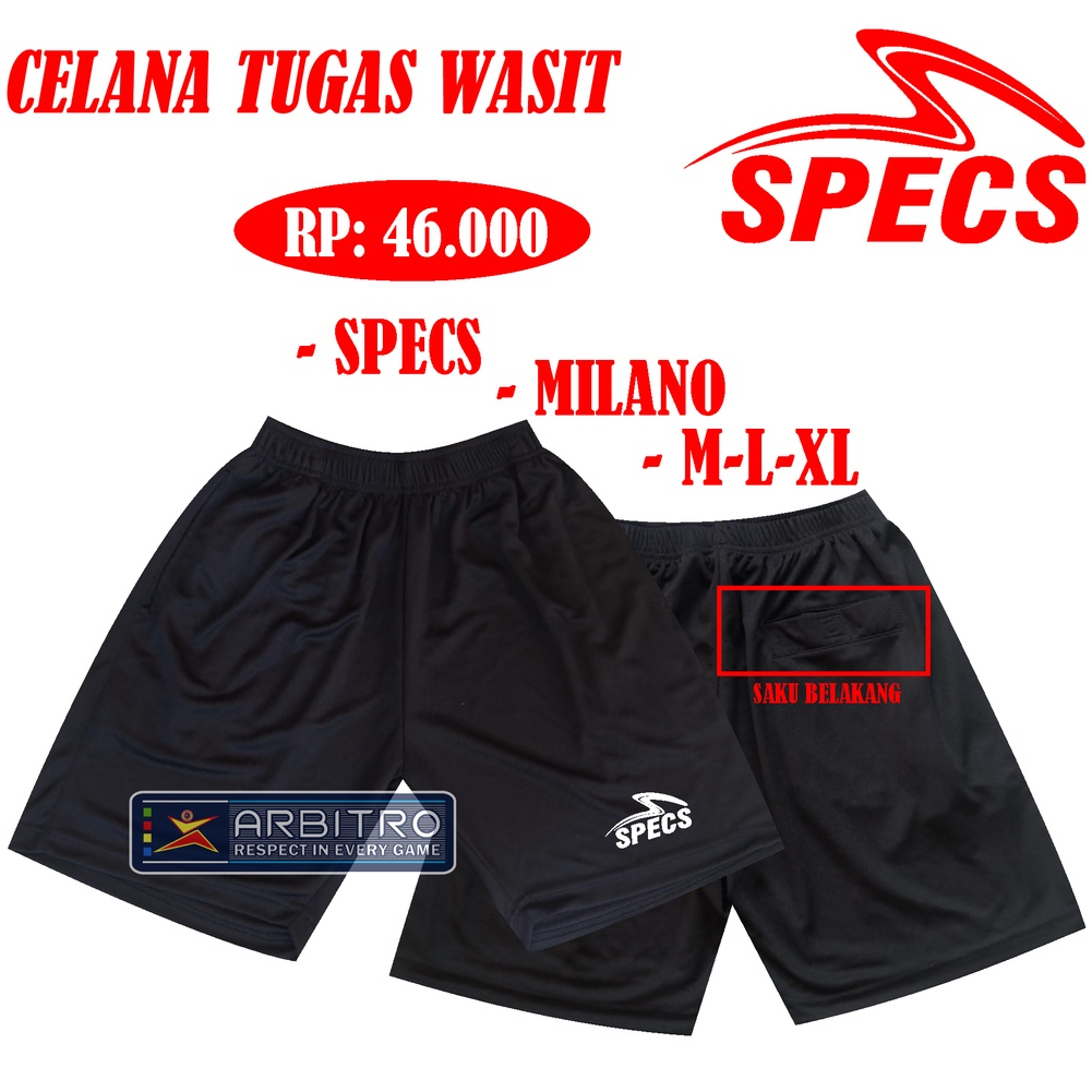 CELANA TUGAS WASIT SPECS  BRI LIGA 1 (BAHAN MILANO)