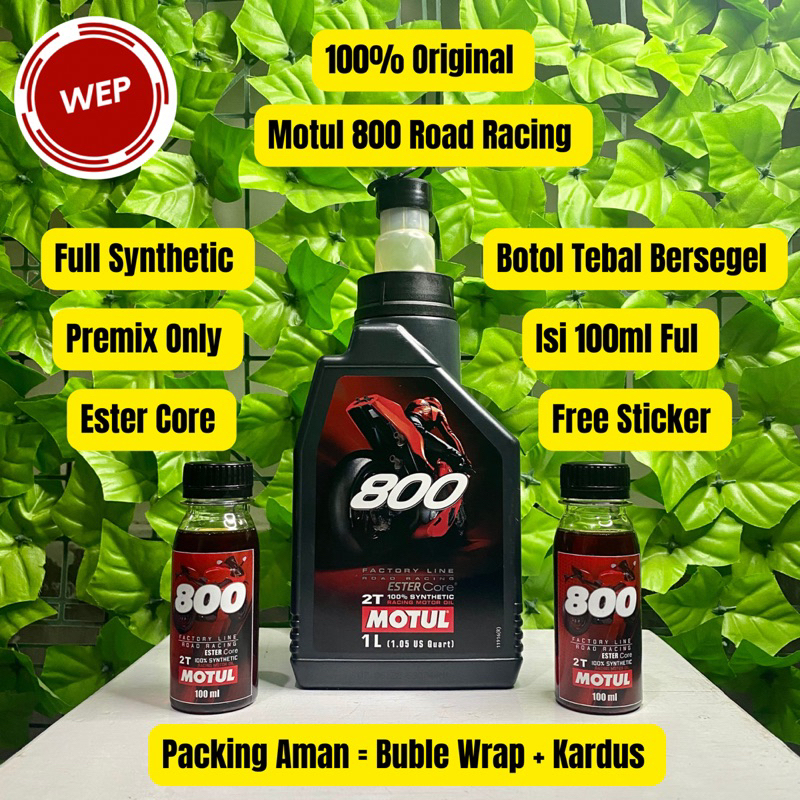 Oli Samping Motul 800 Road Racing Ester Core Repack 100ml Oli Motul 800 2T Repack 100ml