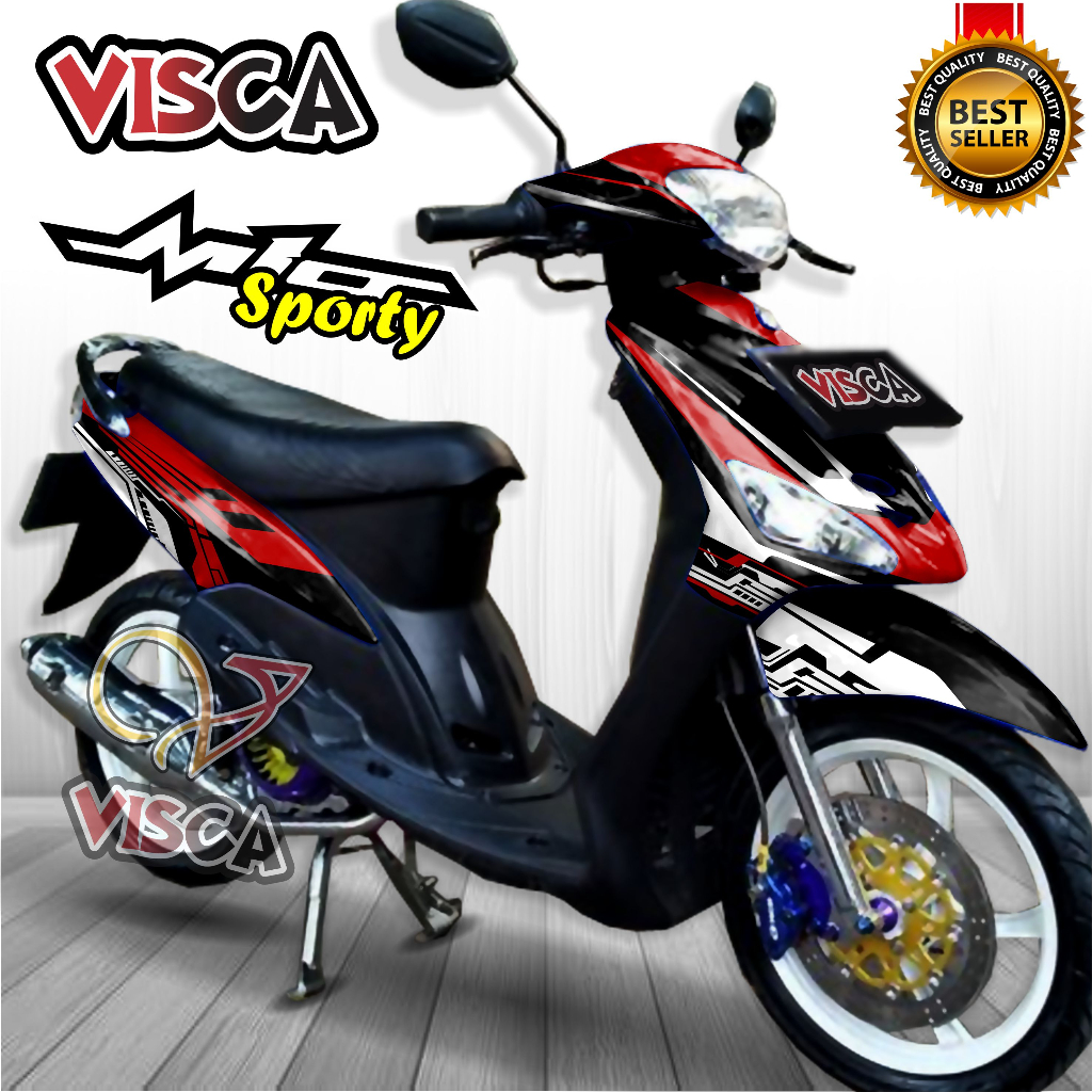 Decal Mio Sporty Full Body Stiker Mio Sporty Full Body Striping Mio Sporty Variasi Decal Hologram Mi