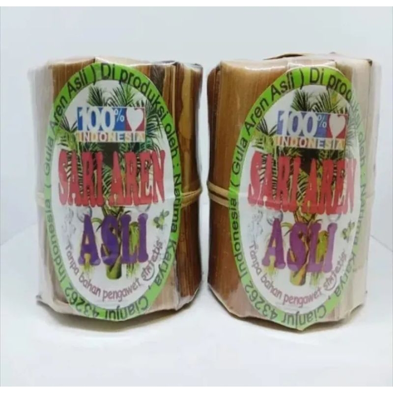 

Gula aren premium 1kg produk sari aren bersertifikat SNI