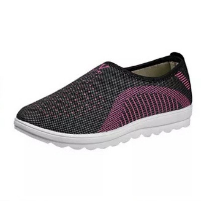 SEPATU KEKINIAN WANITA qingshui_SOL PUTIH MODERN