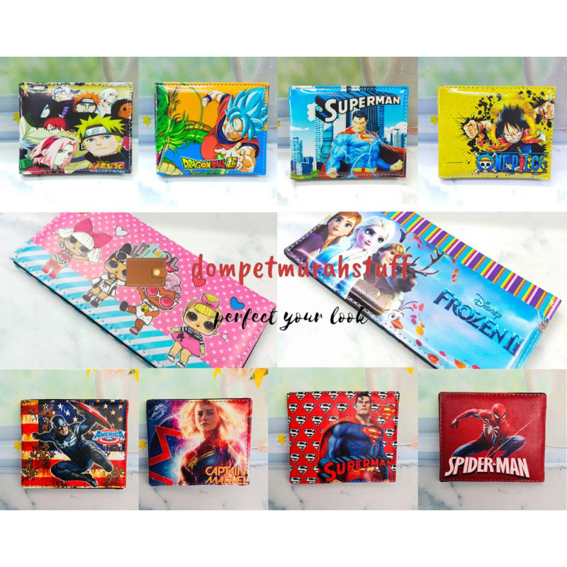DOMPET ANAK - ANAK MURAH DOMPET KADO KENAIKAN KELAS DOMPET PRIA MURAH DOMPET KARAKTER ANAK MURAH
