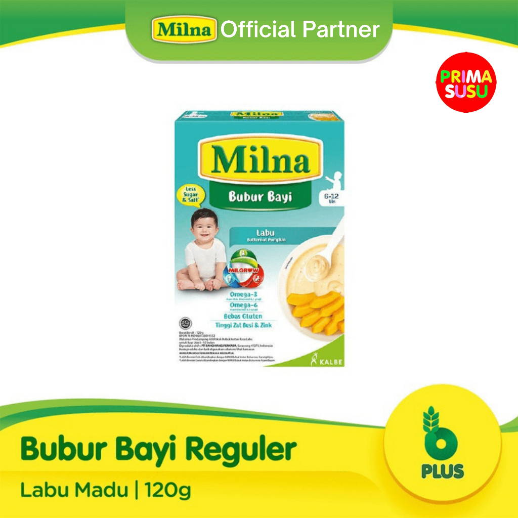 Milna Bubur Bayi Labu 6-12 120 GR