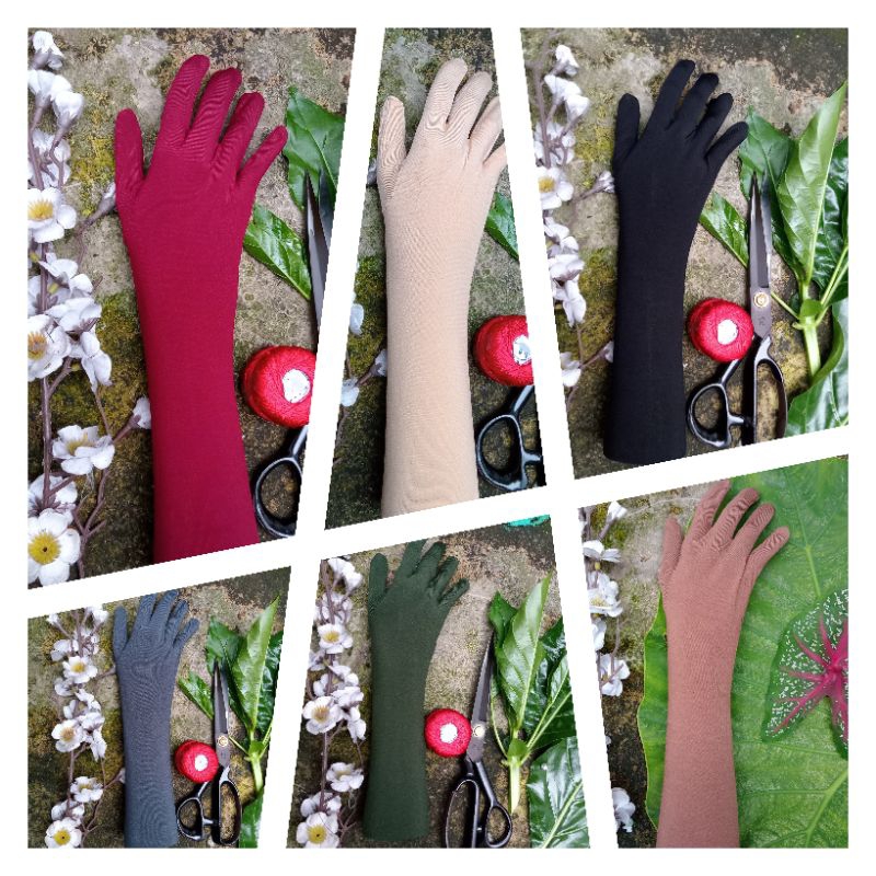 SARUNG TANGAN MUSLIMAH FULL JARI/SARUNG TANGAN MUSLIMAH PANJANG/SARUNG TANGAN MUSLIMAH PREMIUM/SARUN