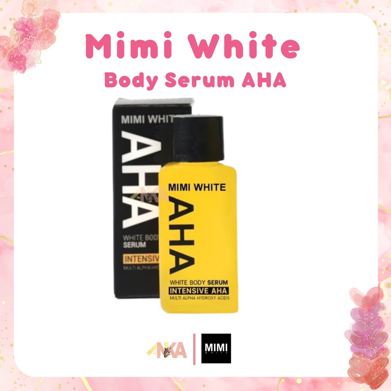 Mimi White AHA Body Serum Whitening