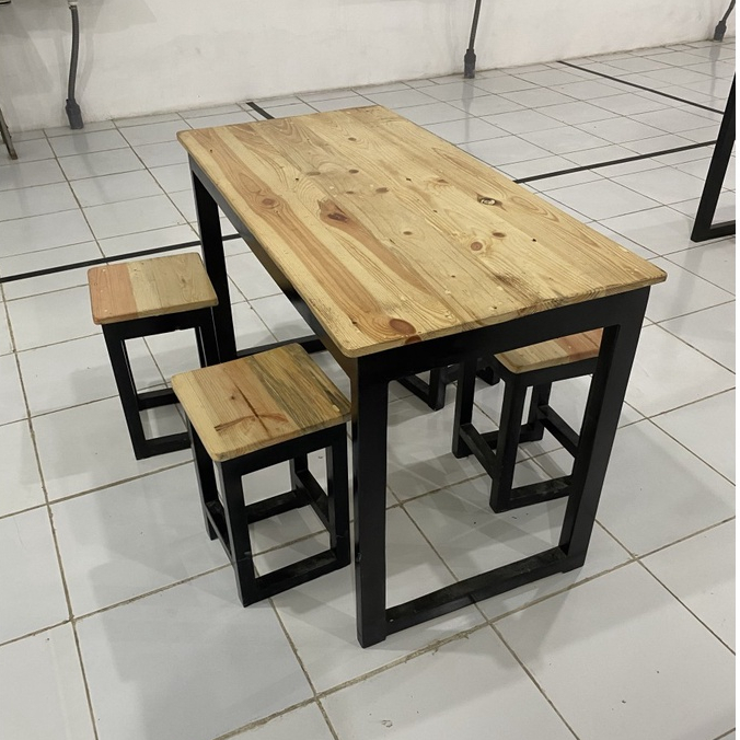 JCW / 1 SET ISI 5 MEJA RESTORAN / MEJA WARUNG /MEJA MINIMALIS