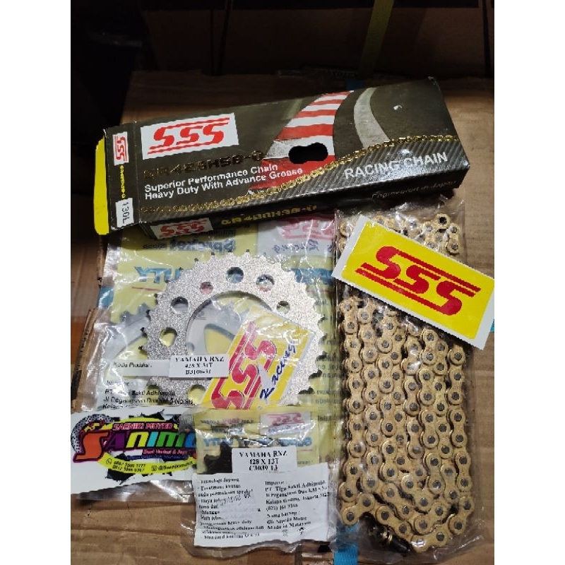 Gear Gir 1 Set SSS HSBT TK Racing TDR 428 RXZ Jupiter Z Fiz R Vega MX OLD RX King