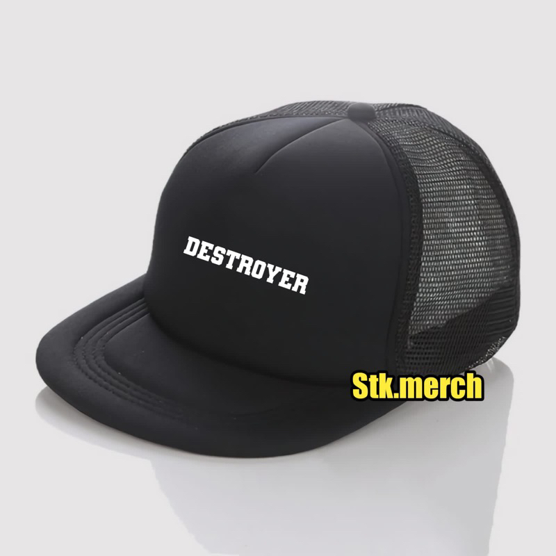 Topi Snapback Trucker / Trucker Hat Distro / Topi Art Desain Destroyer