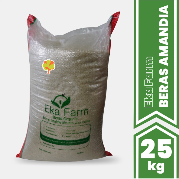 

Beras Diabetes Amandia Organik Kemasan 25kg Eka Farm