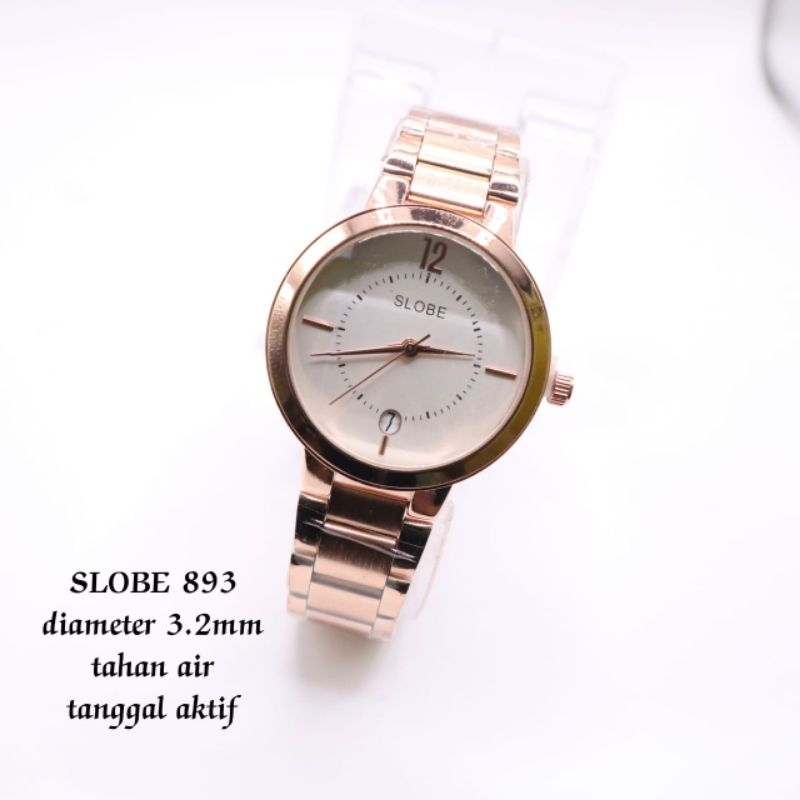 Jam Tangan Wanita Original SLOBE893 / Jam Tangan Cewek Anti air /jam Tangan perempuan stainlesi/ Garansi