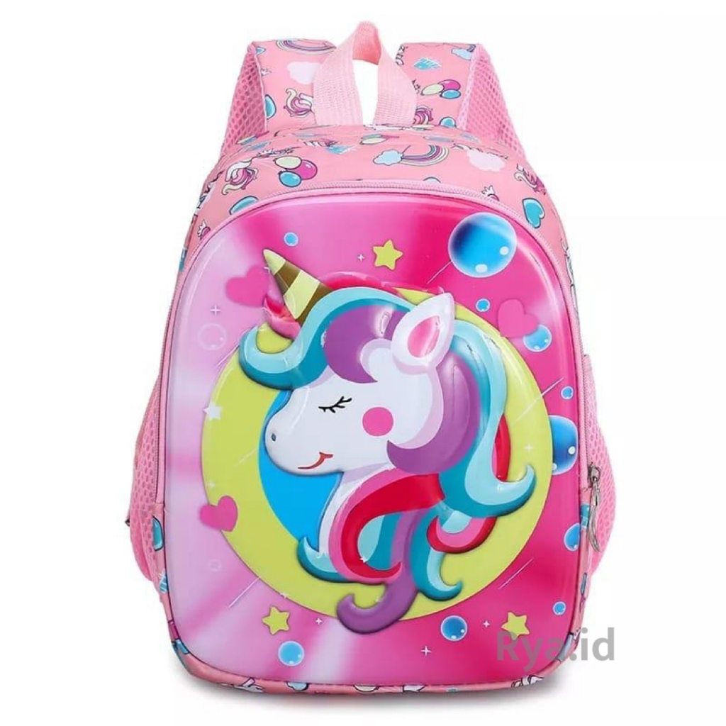 Rya.id / Ransel Anak Sekolah Kuda Poni Unicorn Tas Anak Laki-Laki Perempuan Terbaru 2023 / Tas Ransel Serba Guna Anak