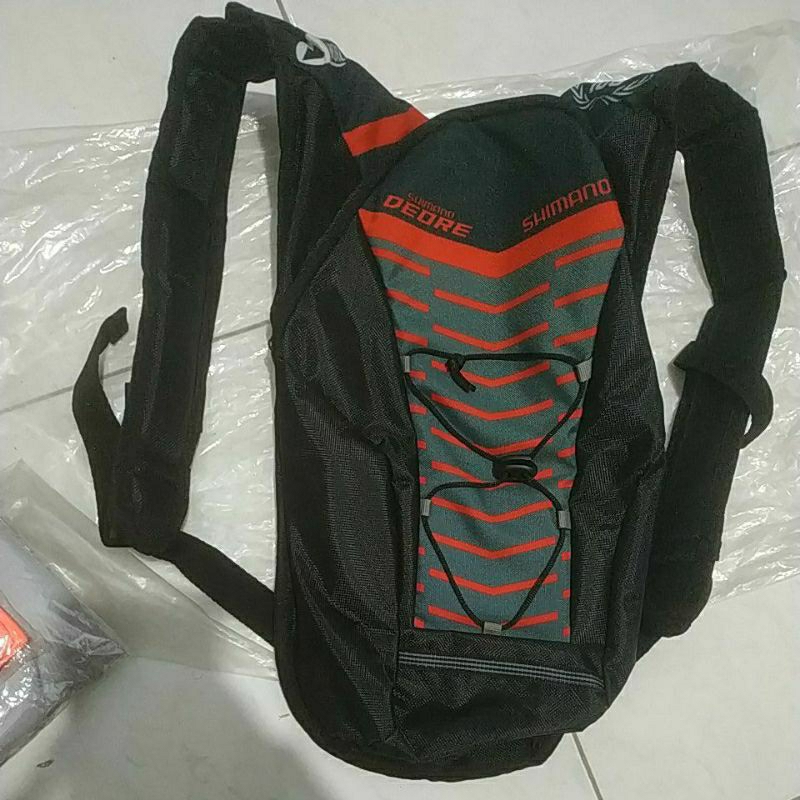 Tas sepeda gunung shimano warna merah