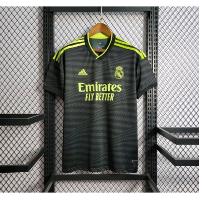 Jersey Real Madrid Away 3rd Third 2022/2023 hitam 22/23 grade ori official / Jersey Real Madrid PROM