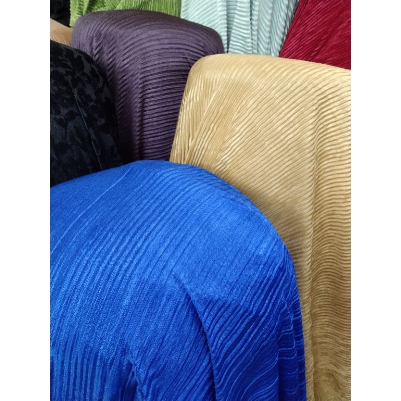 Promo..Plisket SPANDEX/Harga tertera 1/2(0.5)mtr/Minimal Order 1 mtr