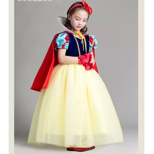 [Brandedbaby] 3-10T DRESS ANAK SNOW WHITE PREMIUM / KOSTUM PRINCESS SNOW WHITE BAJU ANAK ULANG TAHUN SNOW WHITE