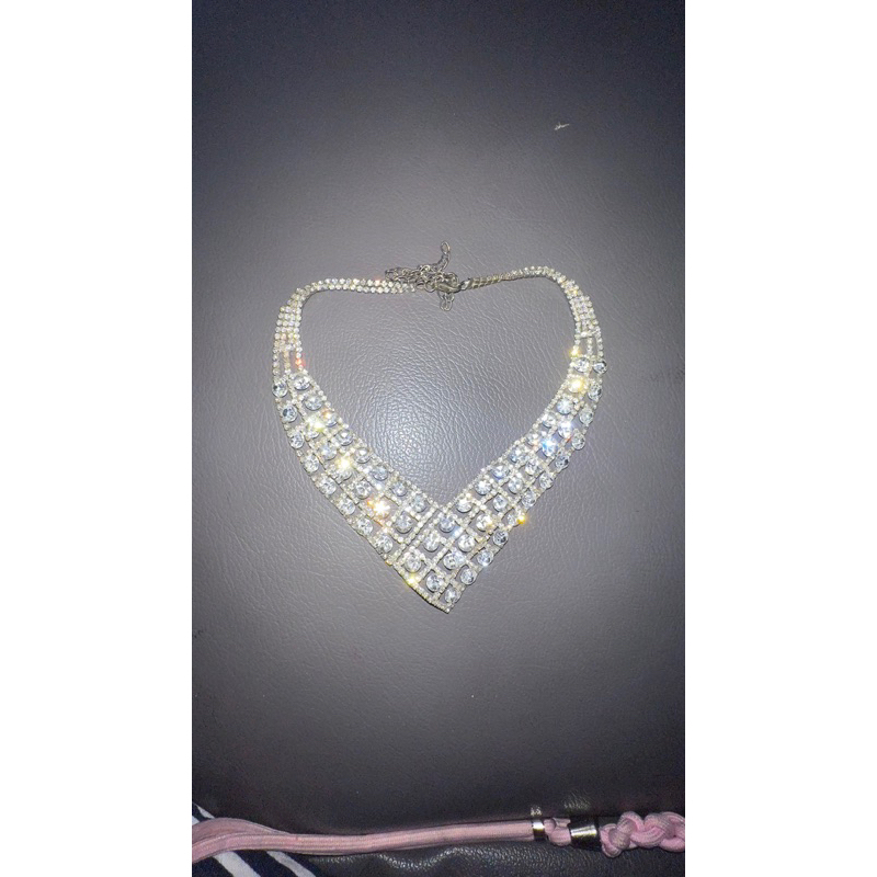 Perhiasan Pengantin/kalung pengantin/kalung kristal