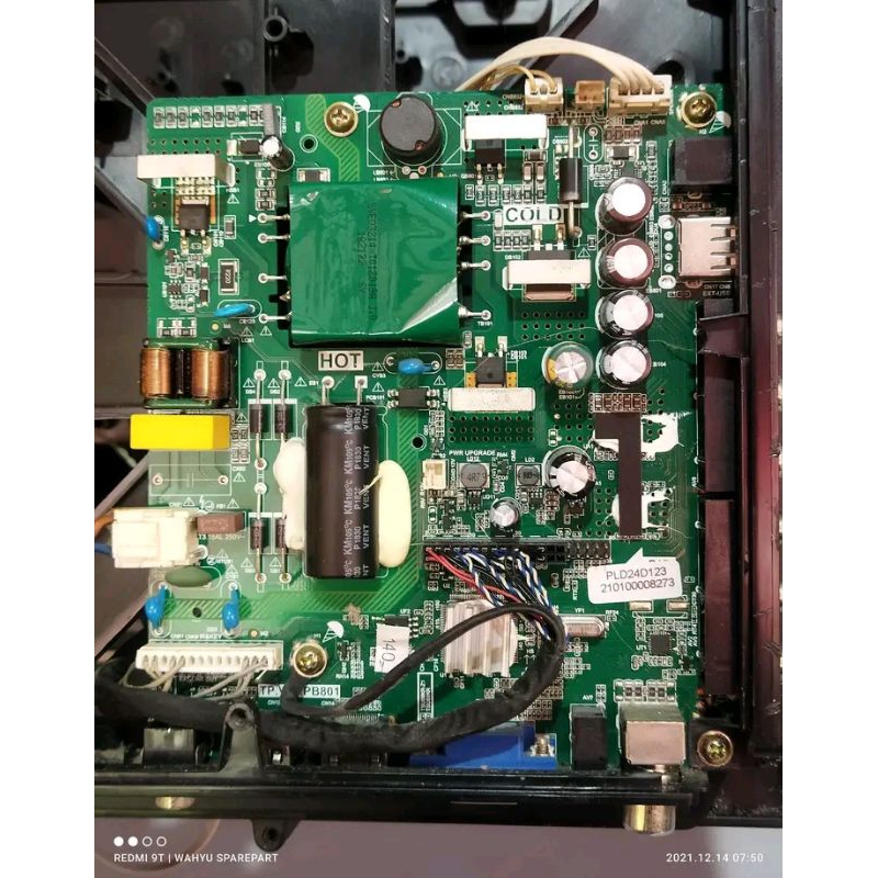 MB / MAINBOARD TV LED POLYTRON 24D123 PLD24D123