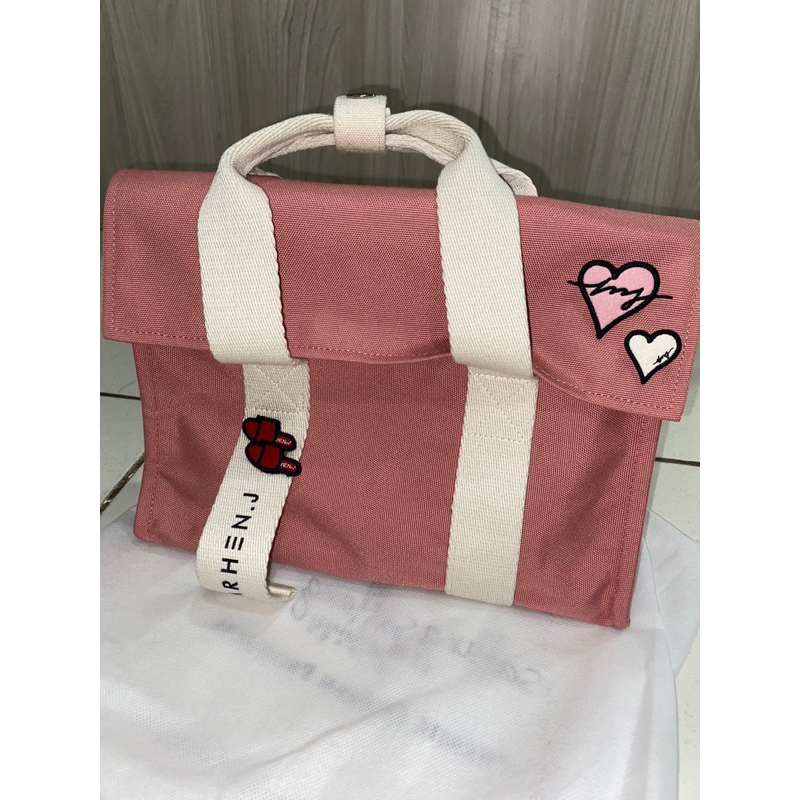 PRELOVED - Original Marhen J Roy Bag with Patch Pink