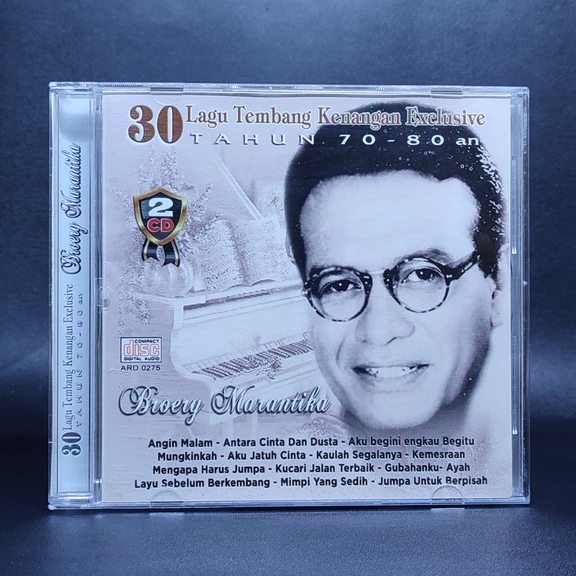 CD BROERY MARANTIKA - 30 LAGU TEMBANG KENANGAN EXCLUSIVE & THE VERY BEST OF ORIGINAL