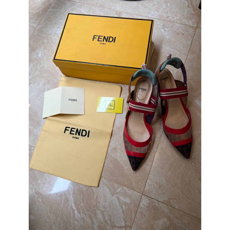 Sepatu Wanita/Sepatu branded/Branded Shoes/Fendi Shoes/Preloved Shoes/Mirror Shoes