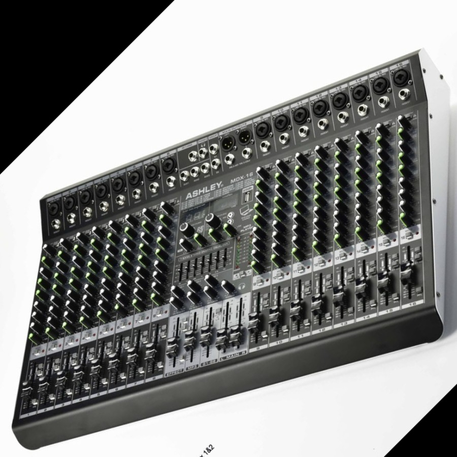 MIXER AUDIO ASHLEY MDX 16 bluetooth usb 16 ch ORIGINAL