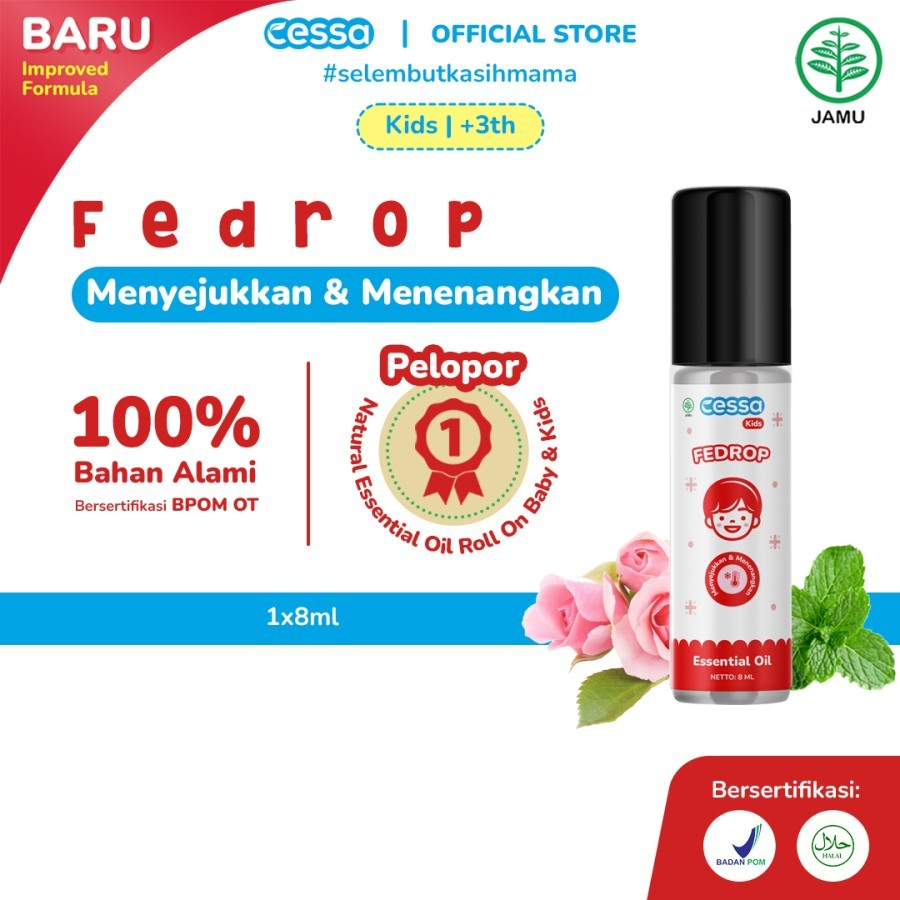 CESSA KIDS ESSENTIAL OIL MERAH Penurun Demam Anak