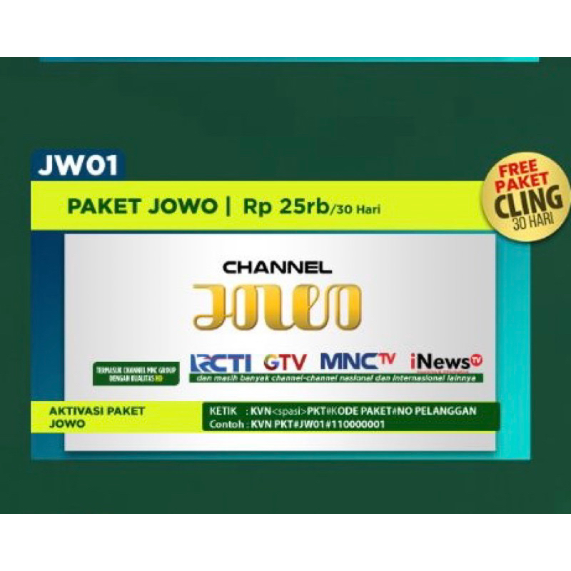 Paket Jowo K vision