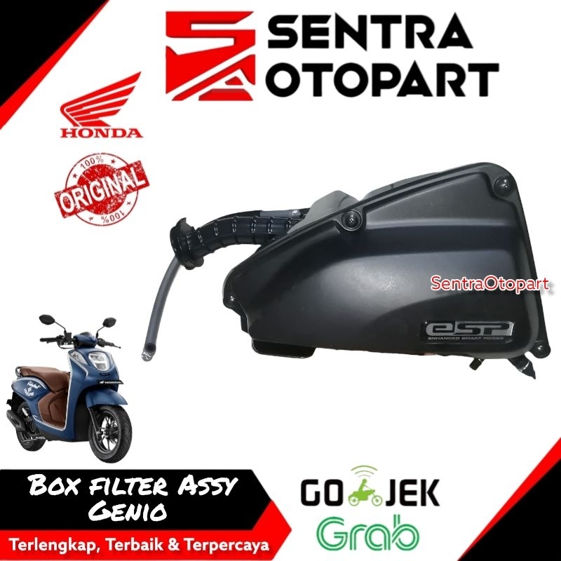 Box bok filter udara assy komplit genio beat fi led injeksi original