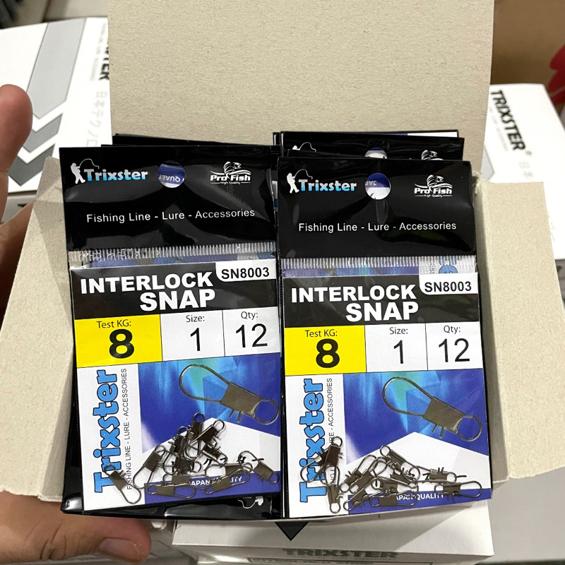 INTERLOCK SNAP TRIXSTER FISHING AKSESORIS