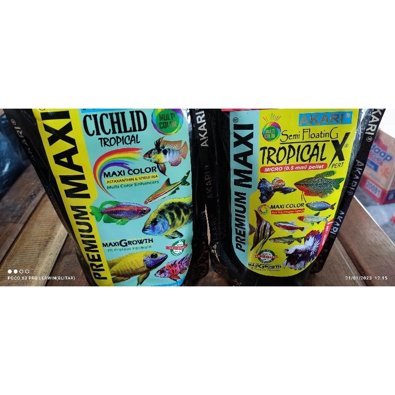 Pelet Chana Premium Maxi 1mm 0,5mm Super Blue & Red