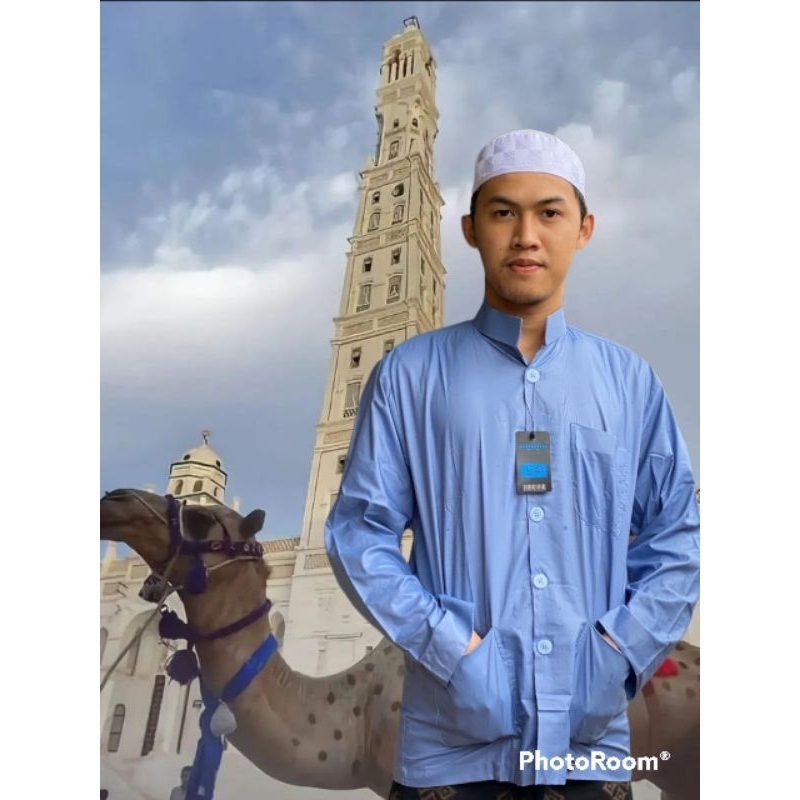 PakaianPria_Koko Ammu Asli_Baju Atasan pria_Baju muslim keren_Glosir koko ammu