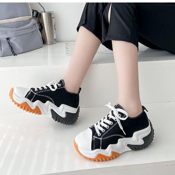 TBIG [COD] Sepatu Sneakers Import Shoes STARENSHOES Fashion Wanita Sepatu Korea Style Sekolah Kuliah