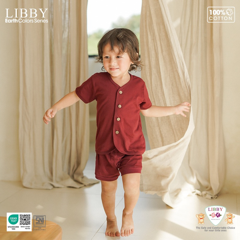 Libby comfy set earth colors series - stelan libby pendek