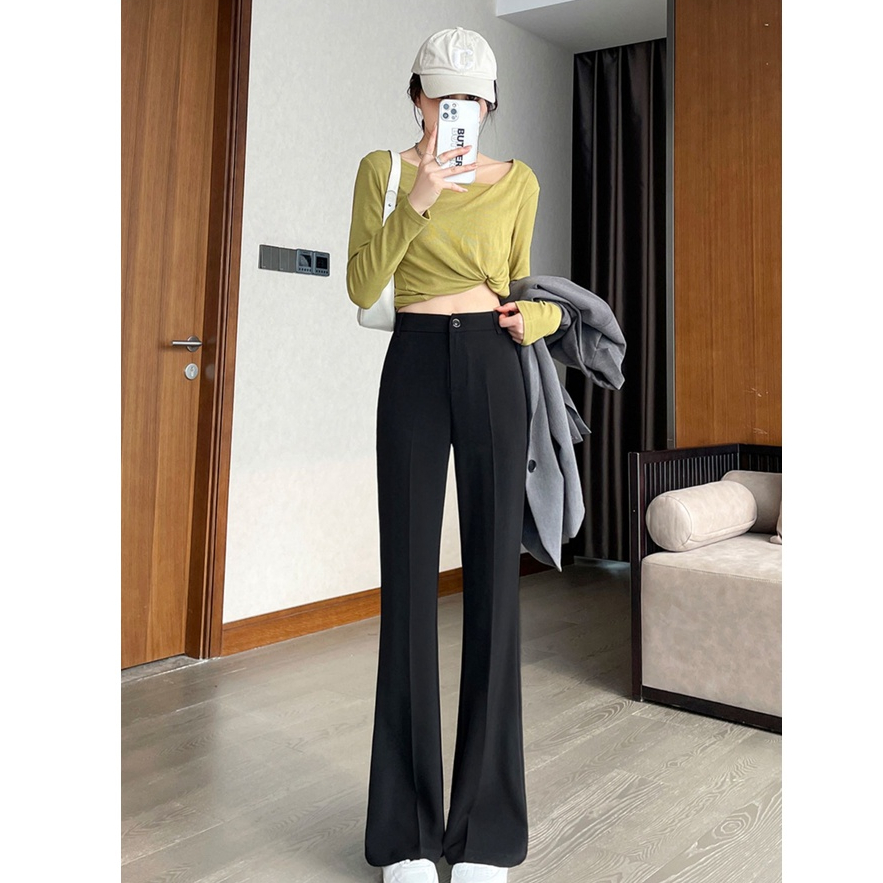 Cutbray Celana Setelan Highwaist Celana Setelan Wanita Korean Celana Kerja Wanita Kekinian