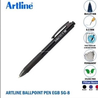 

Bolpen Artline SG-8 Hitam