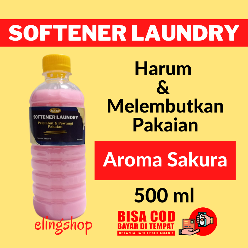 Softener Laundry Pewangi Pelembut Pakaian Wangi Tahan Lama Aroma Sakura