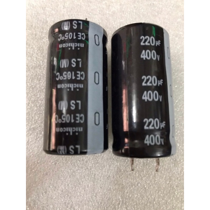 Capacitor Elco 220uf 400v Nichicon Kapasitor Elko 220uf 400v