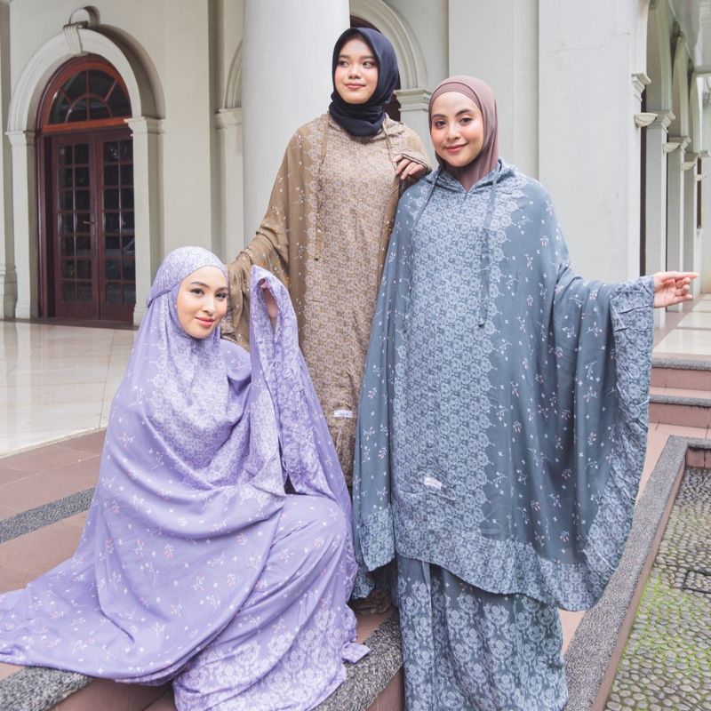 MUKENA TAZBIYA X KEMISO 2IN1 LAMIQA SERIES ALLSIZS