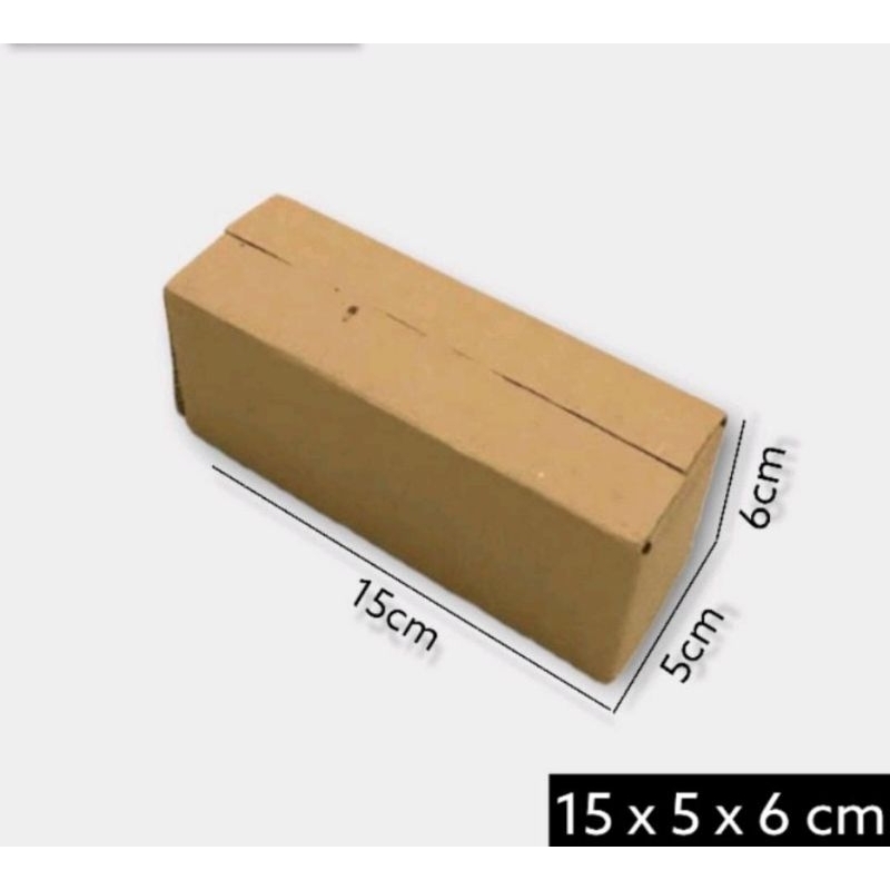 

Kardus box Ukuran 15x5x6 cm Single wall polos