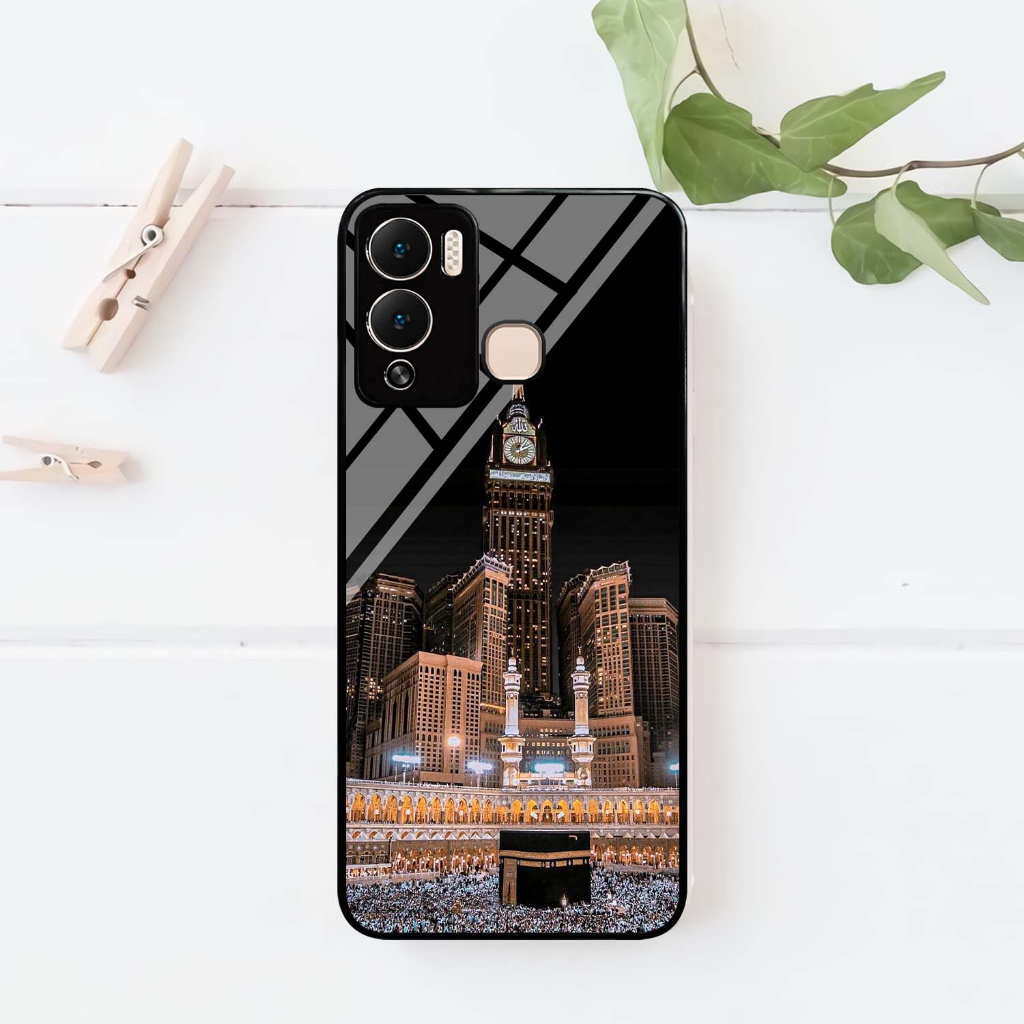 (SV85) Case | Hardcase | Kilau Infinix Hot 12i  | Casing Hp Infinix | Pelindung Smartphone | Motif M