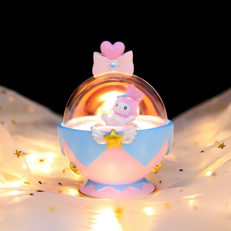 Lampu sanrio bulat LB043 dekorasi kuromi cinamoroll melody