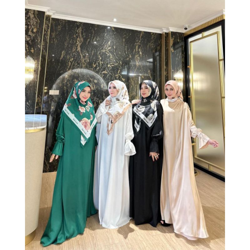 Gamis/Dress Silk Jumbo ShellaSaukia Ori