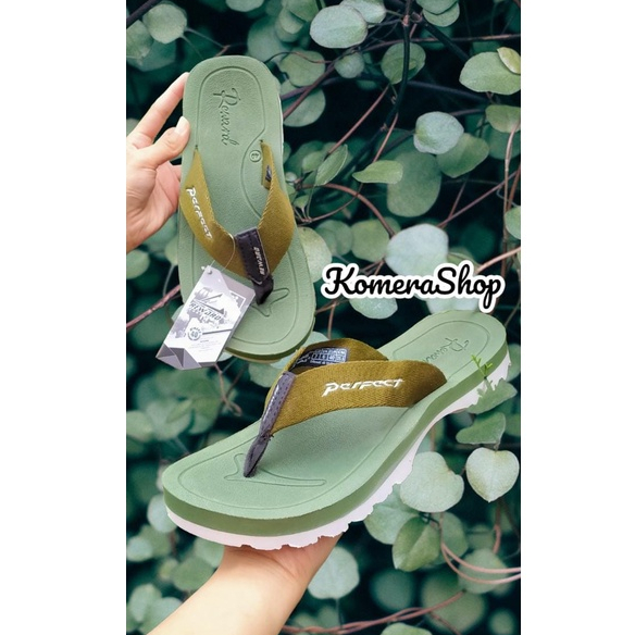 SANDAL PRIA TERBARU NEW PERFECT SOLPUTIH PREMIUM