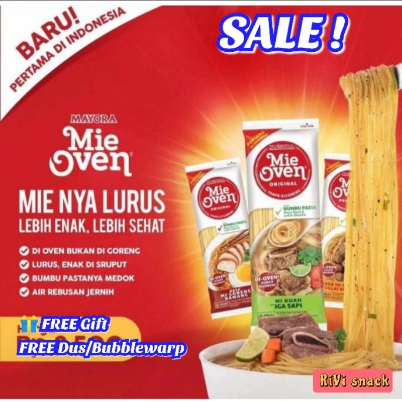 PROMO!! MIE OVEN MAYORA SEDUS MIE INSTAN KUAH IGA MIE GORENG/HANTARAN HAJATAN