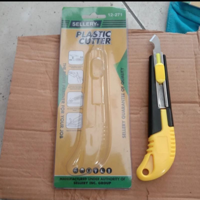 

Sellery Plastic Cutter Kater Akrilik 12-271 Pisau Cutter Acrylic
