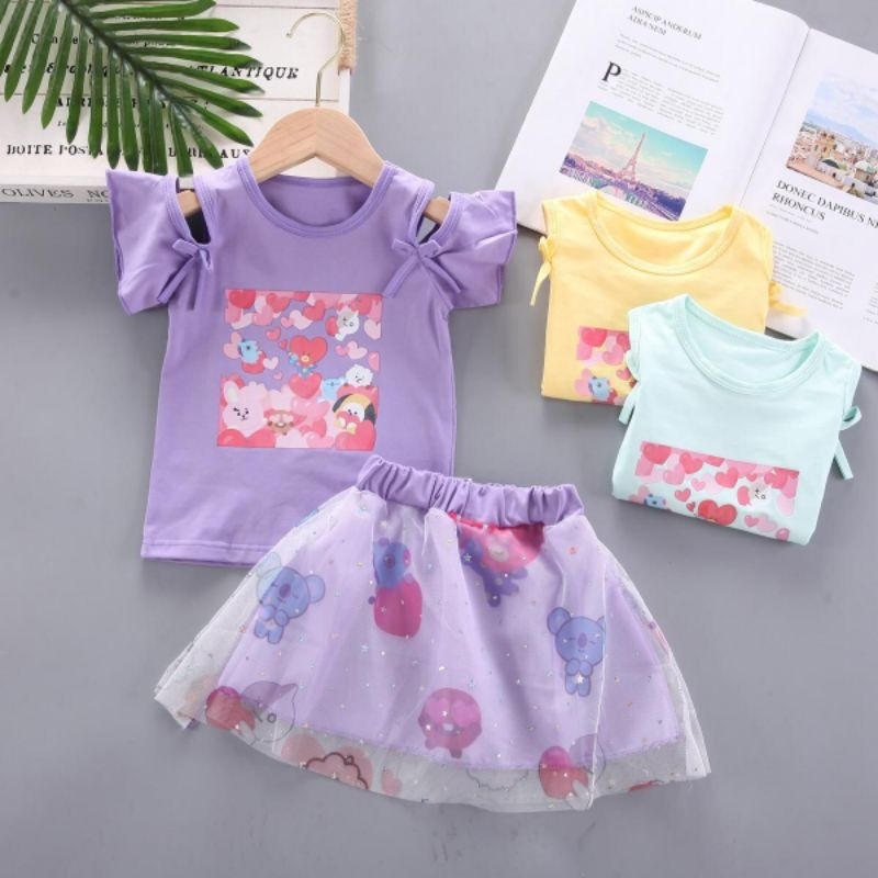 Ready ‼️ Dress Tutu Import Lucu BTS 21 bisa cod