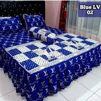 Sprei rumbai ukuran 180x200/160x200 bahan katun halus