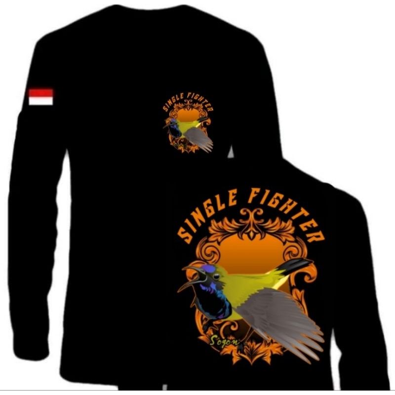 KAOS SOGON SINGLE FIGHTER BAHAN TEBEL ADEM
